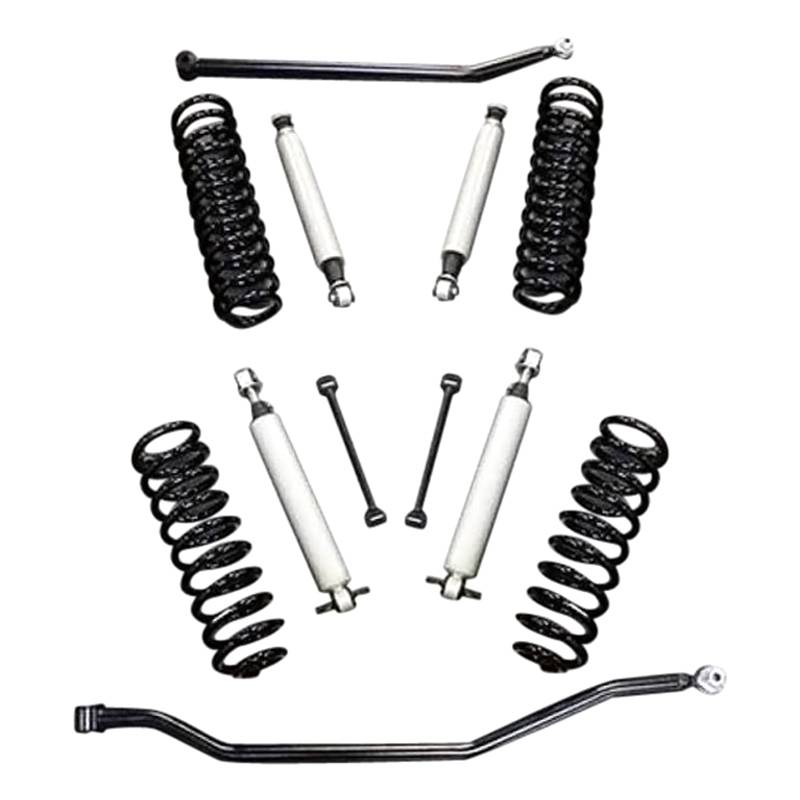 DV8 Offroad - DV8 Offroad RockRunner 3.5" Front and Rear Rock Runner Suspension Lift Kit for Jeep Wrangler JK 2007-2018