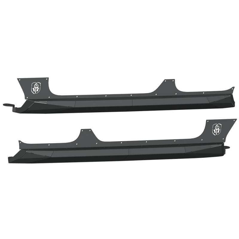 Road Armor - Road Armor 518ARG4B Stealth Front Bumper Body Armor 4 Door Rocker Panels for Jeep Wrangler JL 2018-2019