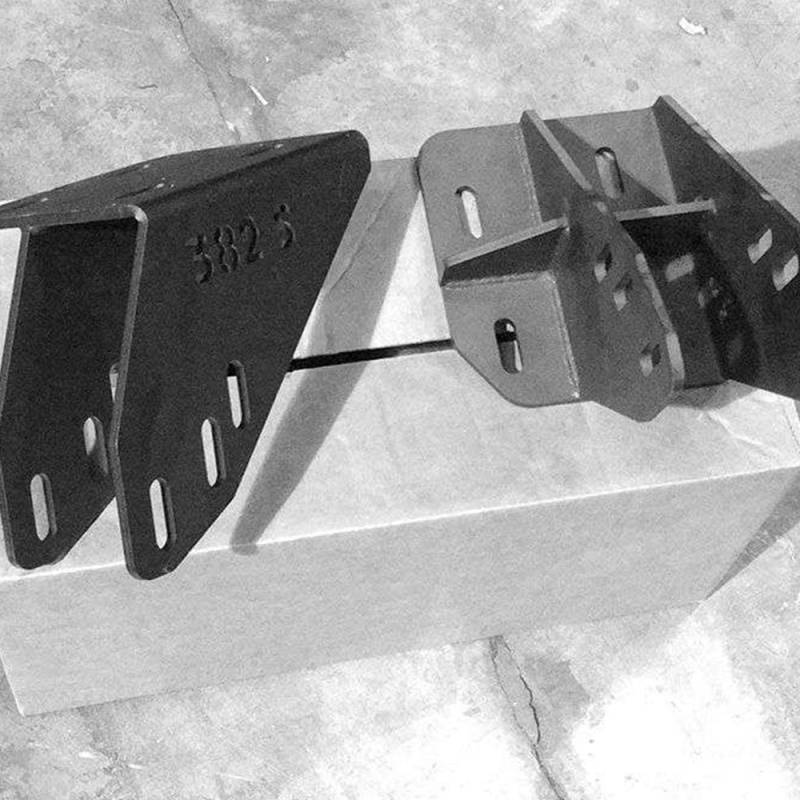 Road Armor - Road Armor SA377-BRKT Sahara Non-Winch Front Bumper Bracket for Chevy Silverado 1500 2008-2013