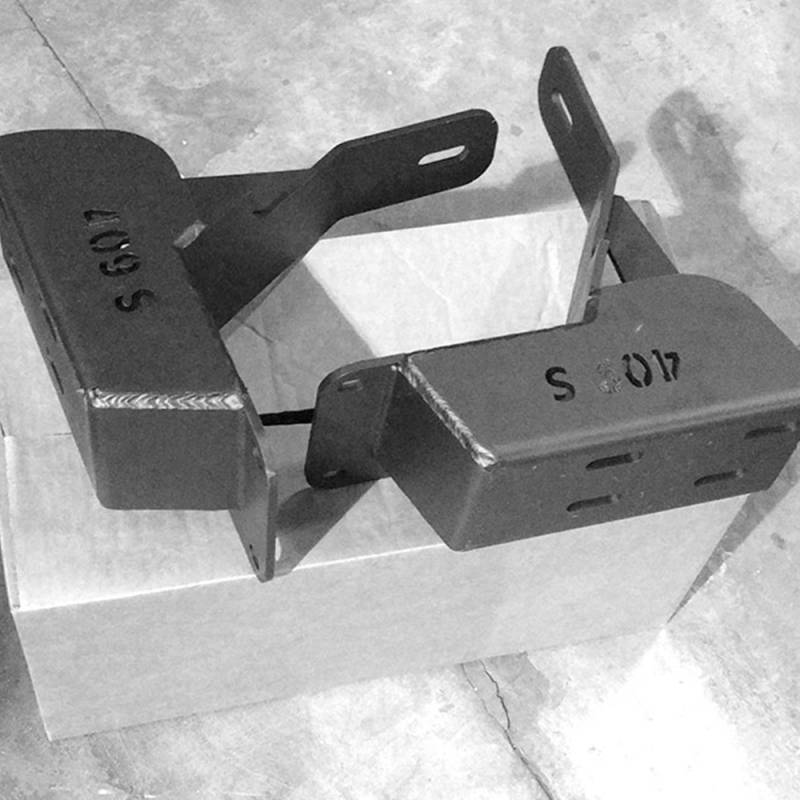 Road Armor - Road Armor SA408-BRKT Sahara Non-Winch Front Bumper Bracket for Dodge Ram 2500/3500/4500/5500 2010-2018