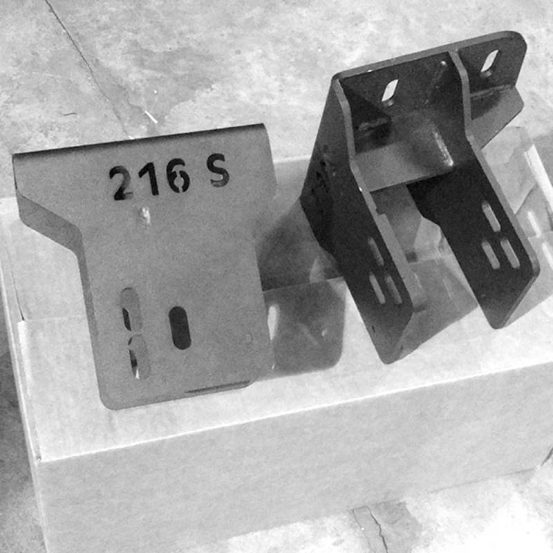 Road Armor - Road Armor SA216-BRKT Sahara Non-Winch Front Bumper Bracket for GMC Sierra 1500 2016-2018