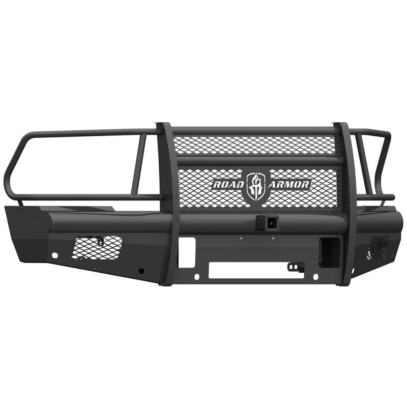 Road Armor - Road Armor 410VF26B Vaquero Non-Winch Front Bumper with Full Guard and 2" Receiver for Dodge Ram 2500/3500/4500/5500 2010-2018
