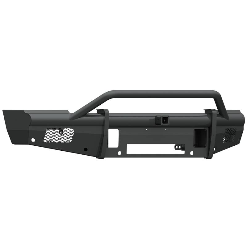 Road Armor - Road Armor 410VF24B Vaquero Non-Winch Front Bumper with Pre-Runner Guard and 2" Receiver for Dodge Ram 2500/3500/4500/5500 2010-2018