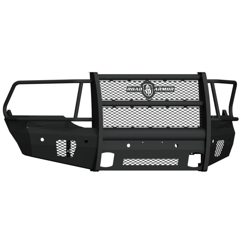 Road Armor - Road Armor 4131VF6B Vaquero Non-Winch Front Bumper with Full Guard for Dodge Ram 1500 2013-2018