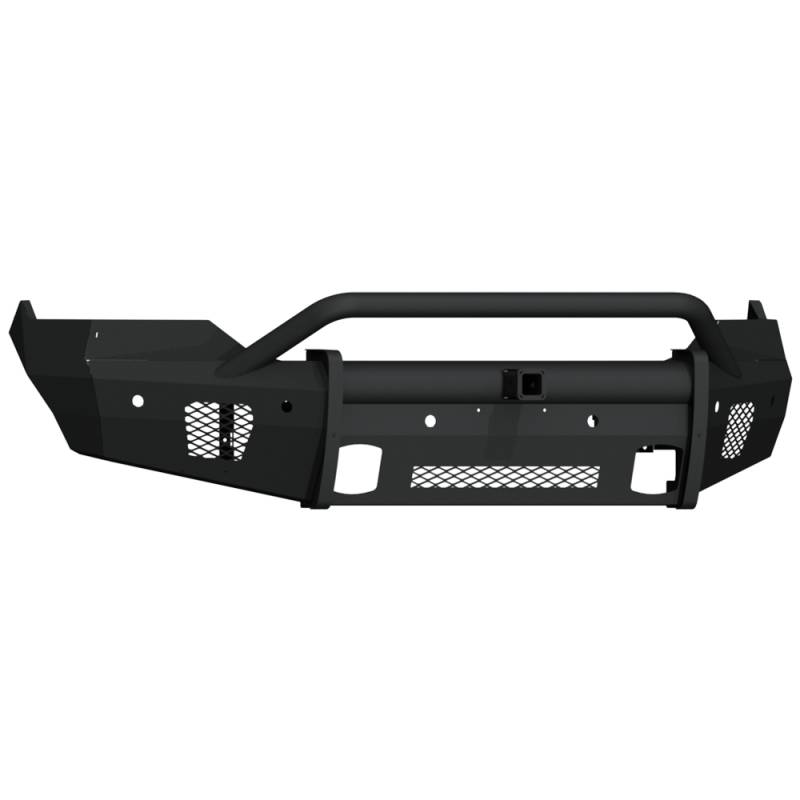 Road Armor - Road Armor 4131VF24B Vaquero Non-Winch Front Bumper with Pre-Runner Guard and 2" Receiver for Dodge Ram 1500 2013-2018