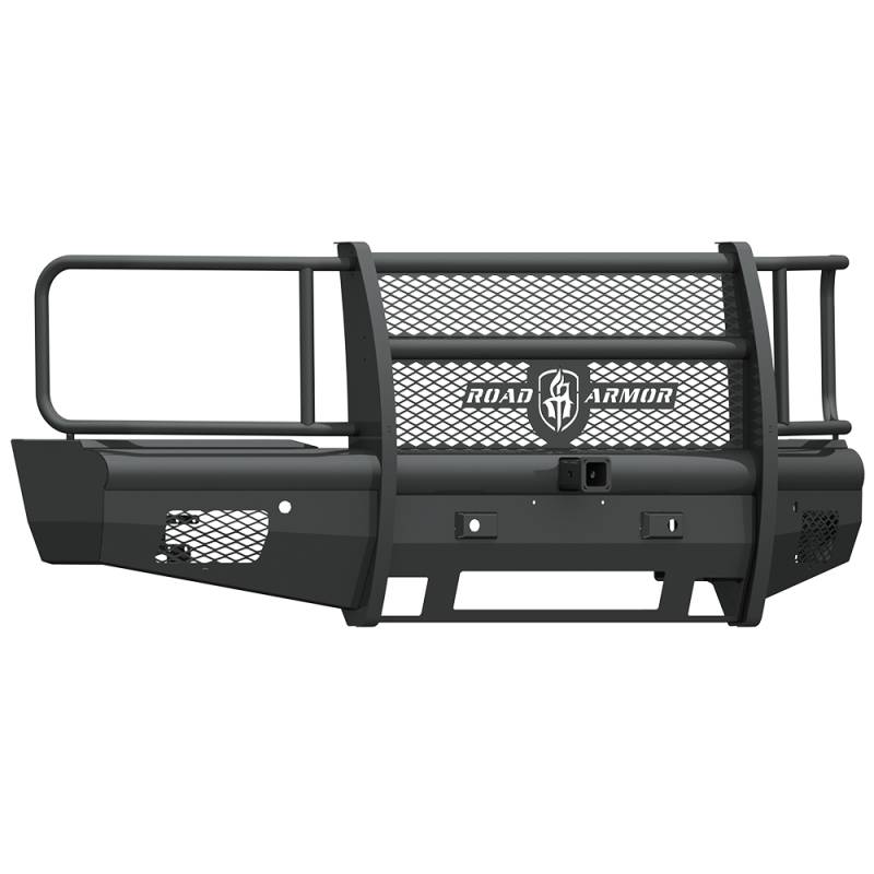 Road Armor - Road Armor 315VF26B Vaquero Non-Winch Front Bumper with Full Guard and 2" Receiver for Chevy Silverado 2500 HD/3500 HD 2015-2019