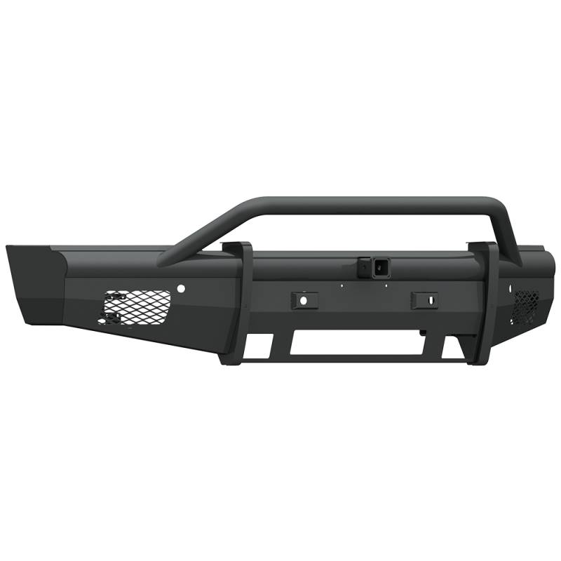 Road Armor - Road Armor 315VF24B Vaquero Non-Winch Front Bumper with Pre-Runner Guard and 2" Receiver for Chevy Silverado 2500 HD/3500 HD 2015-2019