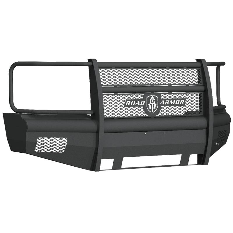 Road Armor - Road Armor 3032VF6B Vaquero Non-Winch Front Bumper with Full Guard for Chevy Silverado 2500 HD/3500 HD 2003-2007