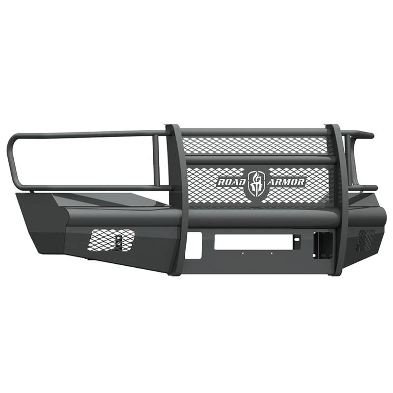Road Armor - Road Armor 406VF6B Vaquero Non-Winch Front Bumper with Full Guard for Dodge Ram 2500/3500/4500/5500 2006-2009