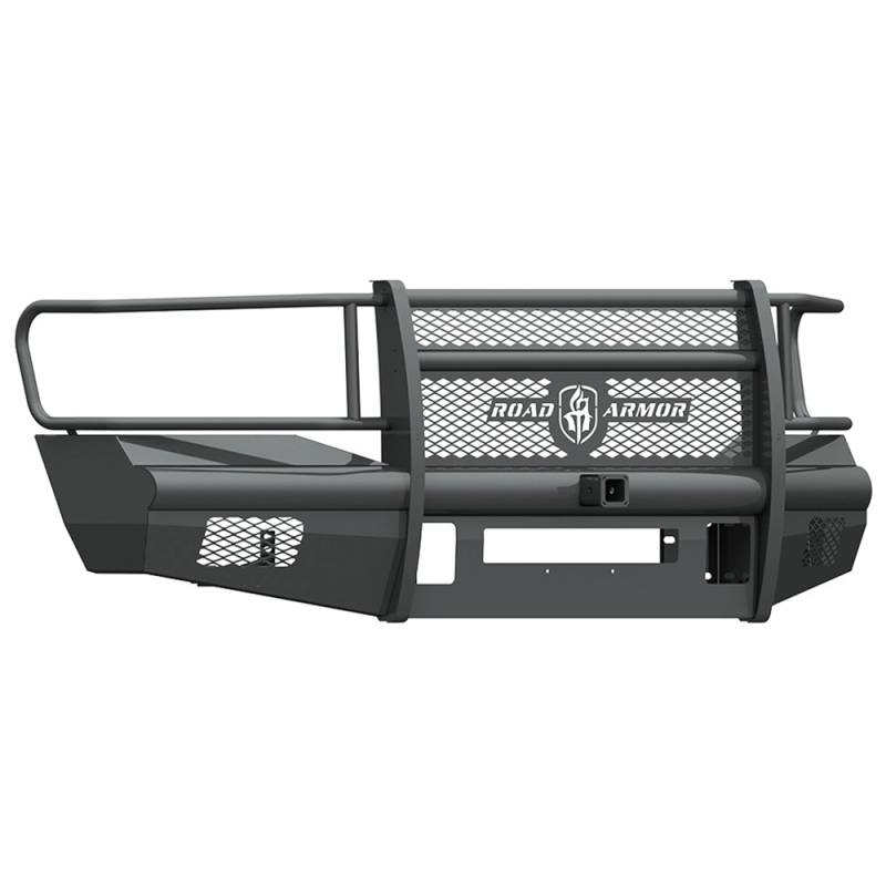 Road Armor - Road Armor 406VF26B Vaquero Non-Winch Front Bumper with Full Guard and 2" Receiver for Dodge Ram 2500/3500/4500/5500 2006-2009