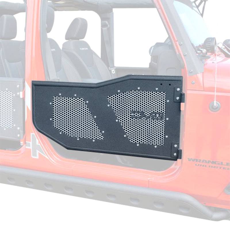DV8 Offroad - DV8 Offroad RDSTTB-FMS Front Mesh Replacement Screen Kit for Jeep Wrangler JK 2007-2018