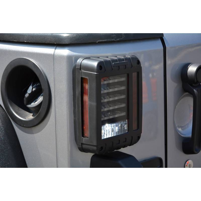 DV8 Offroad - DV8 Offroad TLJK-01 Horizontal LED Tail Light for Jeep Wrangler JK 2007-2018