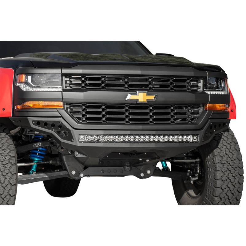 Addictive Desert Designs - ADD F364922770103 Rock Fighter Front Bumper for Chevy Silverado 1500 2016-2018