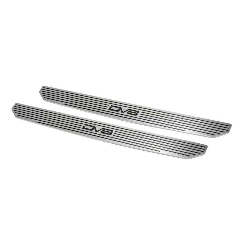 DV8 Offroad - DV8 Offroad D-JL-180014-SIL2 Front Sill Plates with DV8 Logo for Jeep Wrangler JL 2018-2020