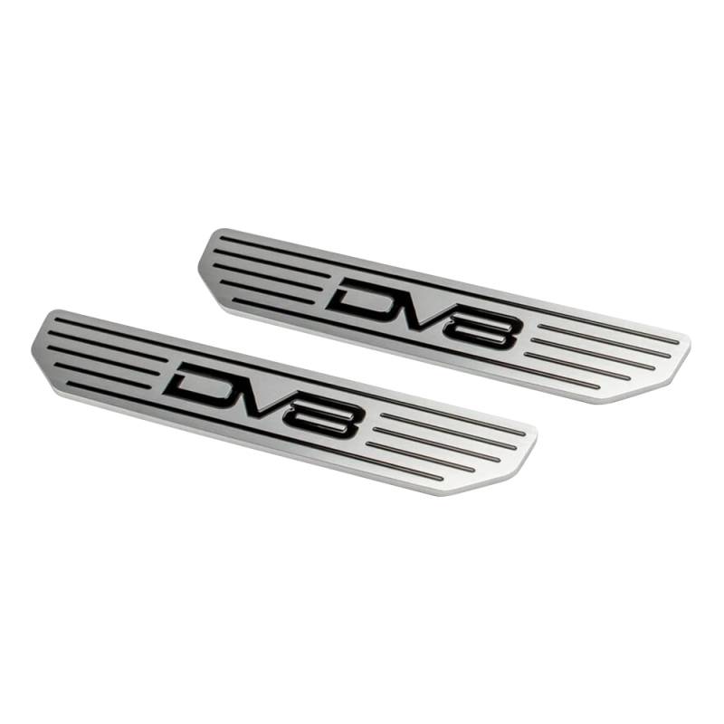 DV8 Offroad - DV8 Offroad D-JL-180014-SIL4 4 Rear Sill Plates with DV8 Logo for Jeep Wrangler JL 2018-2020