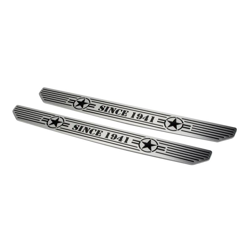 DV8 Offroad - DV8 Offroad D-JL-180014-STR2 Front Sill Plates for Jeep Wrangler JL 2018-2020