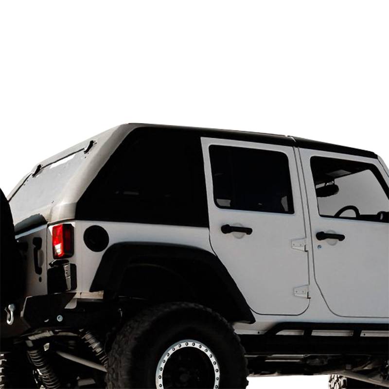 DV8 Offroad - DV8 Offroad HT07FB42-W Fast Back Hard Top for Jeep Wrangler JK 2007-2018