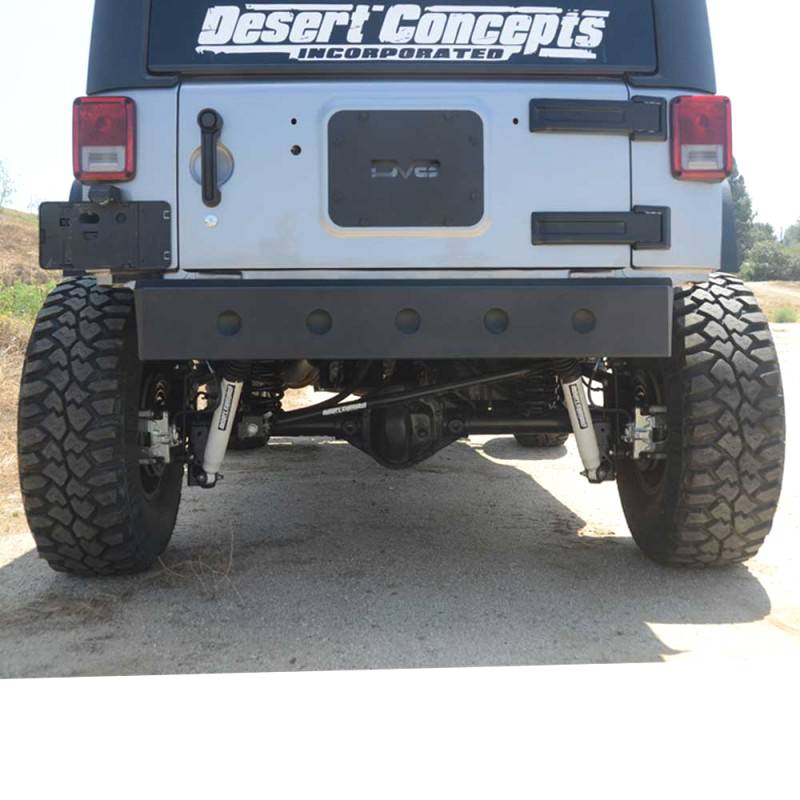 DV8 Offroad - DV8 Offroad RBSTTB-08 Stubby Rear Bumper for Jeep Wrangler JK 2007-2018