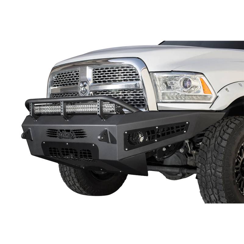 Addictive Desert Designs - ADD F517315000103 HoneyBadger Non-Winch Front Bumper for Dodge Ram 2500/3500 2010-2018