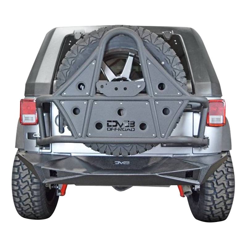DV8 Offroad - DV8 Offroad RBSTTB-14 Rear Bumper for Jeep Wrangler JK 2007-2018