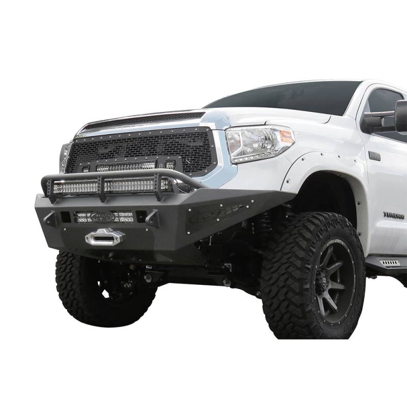 Addictive Desert Designs - ADD F747355000103 HoneyBadger Winch Mount Front Bumper for Toyota Tundra 2014-2020