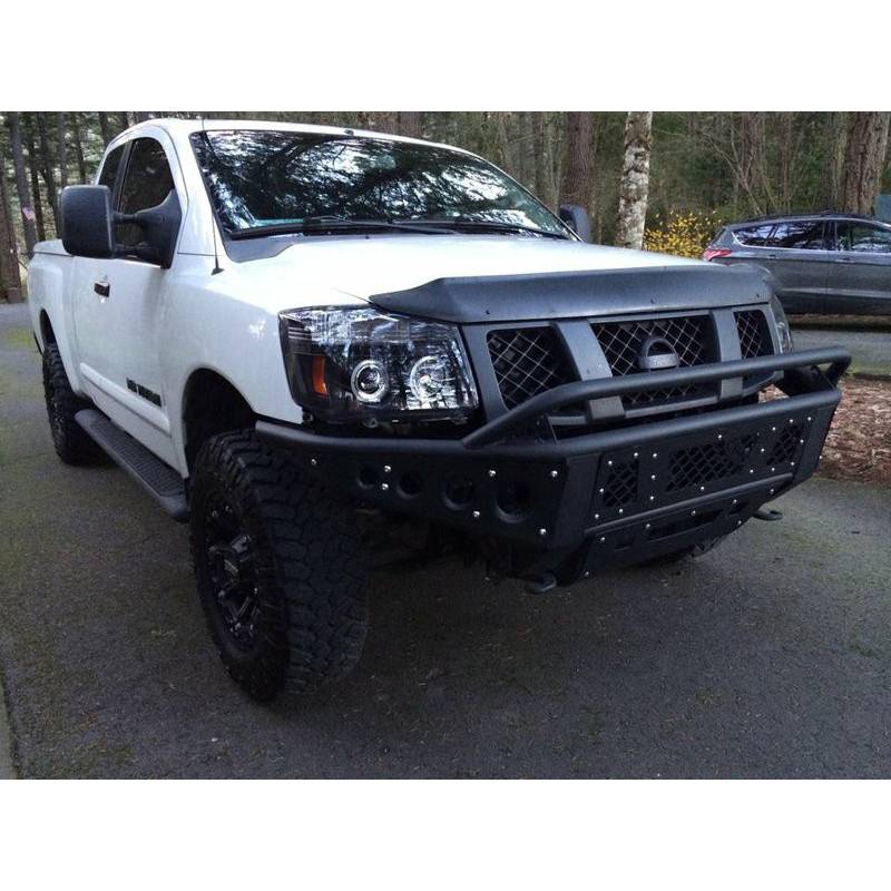 Addictive Desert Designs - ADD F902942390103 Stealth Front Bumper for Nissan Titan 2004-2015