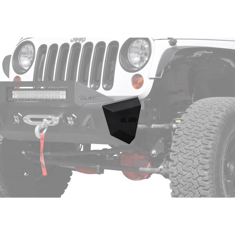 Addictive Desert Designs - ADD F95128NA01NA Stealth Fighter Rock Caps for Jeep Wrangler JK 2007-2018