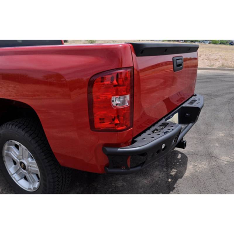 Addictive Desert Designs - ADD R4122912800NA Dimple R Rear Bumper with Backup Sensors for GMC Sierra 1500 2007-2013
