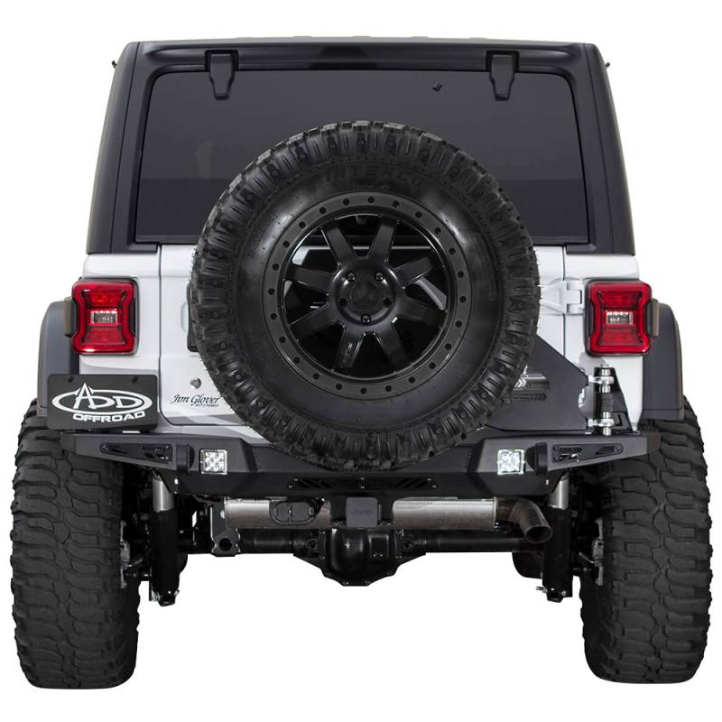 Addictive Desert Designs - ADD R961271280103 Stealth Fighter HD Rear Bumper for Jeep Wrangler JL 2018-2020