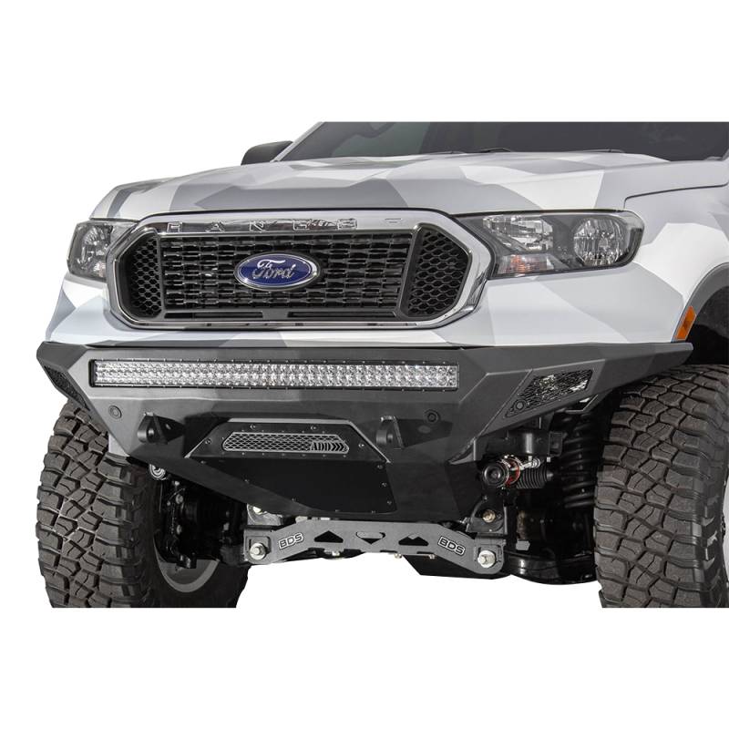 Addictive Desert Designs - ADD F221403030103 Stealth Fighter Non-Winch Front Bumper with Sensor Holes for Ford Ranger 2019-2020