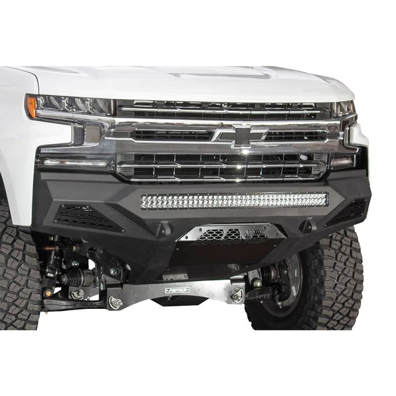 Addictive Desert Designs - ADD F441193030103 Stealth Fighter Non-Winch Front Bumper for Chevy Silverado 1500 2019-2020
