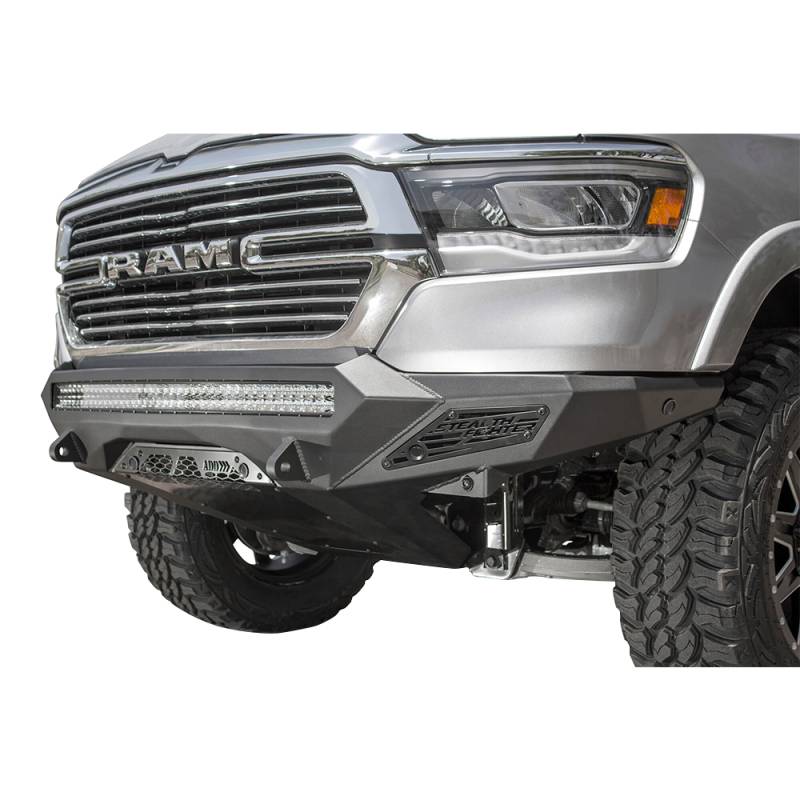 Addictive Desert Designs - ADD F551402770103 Stealth Fighter Front Bumper Non-Winch with Sensor Holes for Dodge Ram 1500 2019-2020