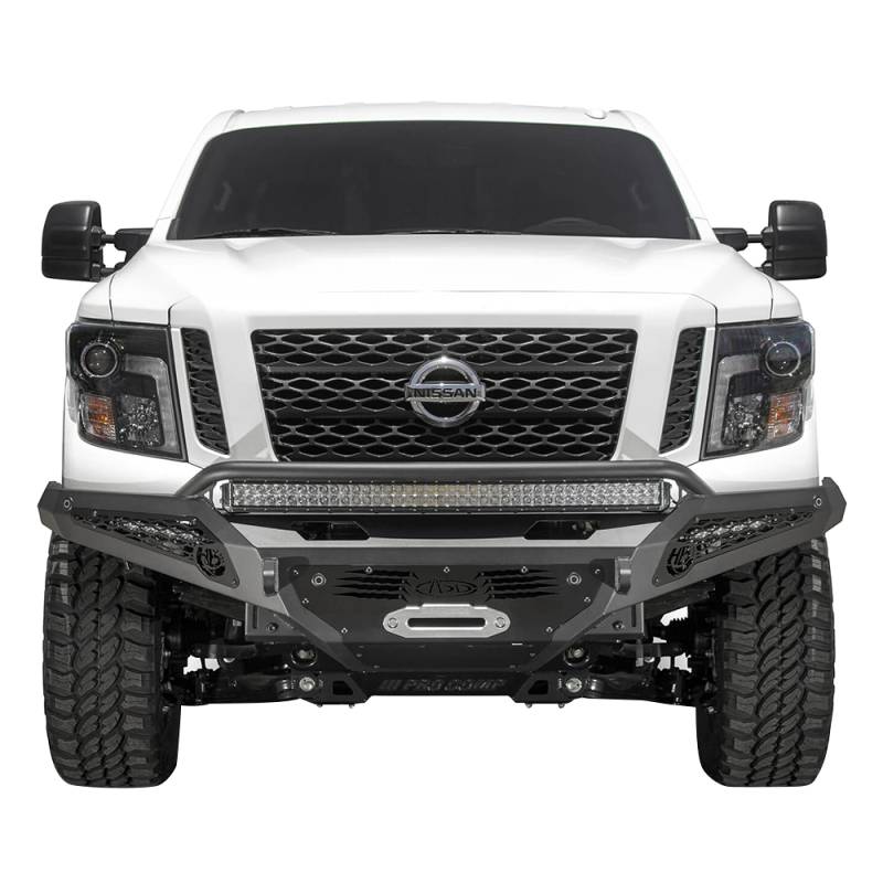 Addictive Desert Designs - ADD F917482860103 HoneyBadger Front Bumper for Nissan Titan XD 2016-2020
