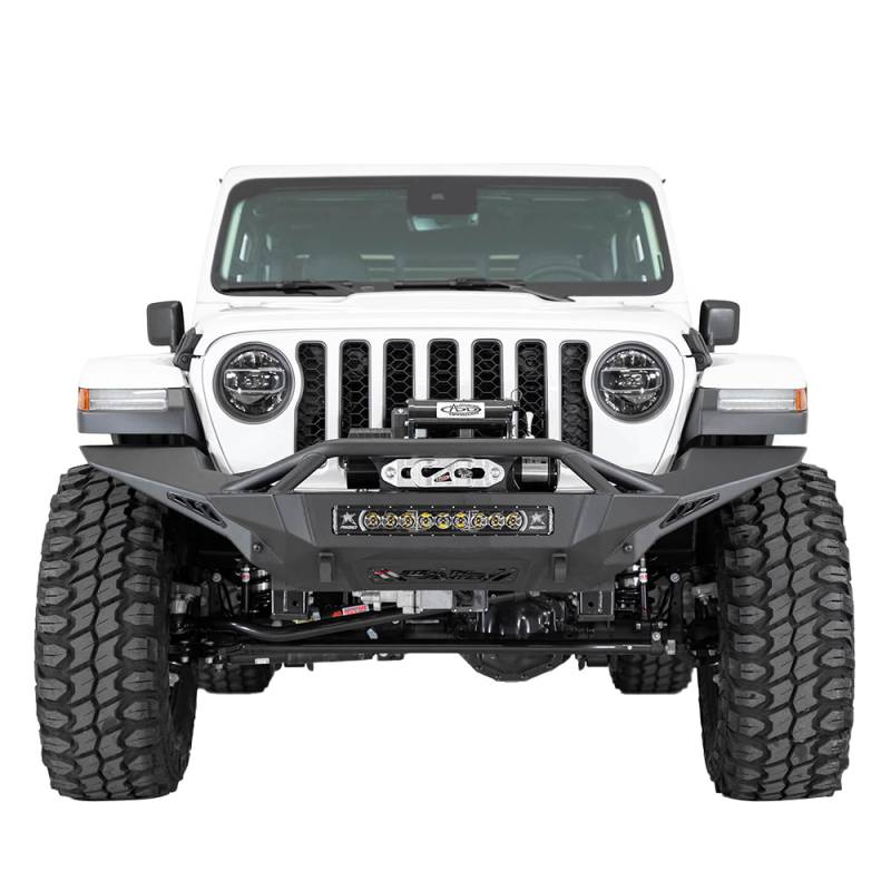 Addictive Desert Designs - ADD F961692080103 Stealth Fighter Full Length Front Bumper for Jeep Gladiator JT/Wrangler JL 2018-2020