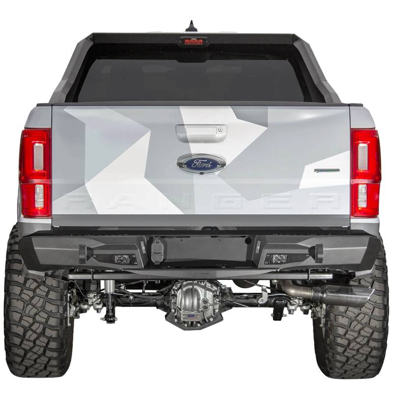 Addictive Desert Designs - ADD R221121280103 Stealth Fighter Rear Bumper for Ford Ranger 2019-2020