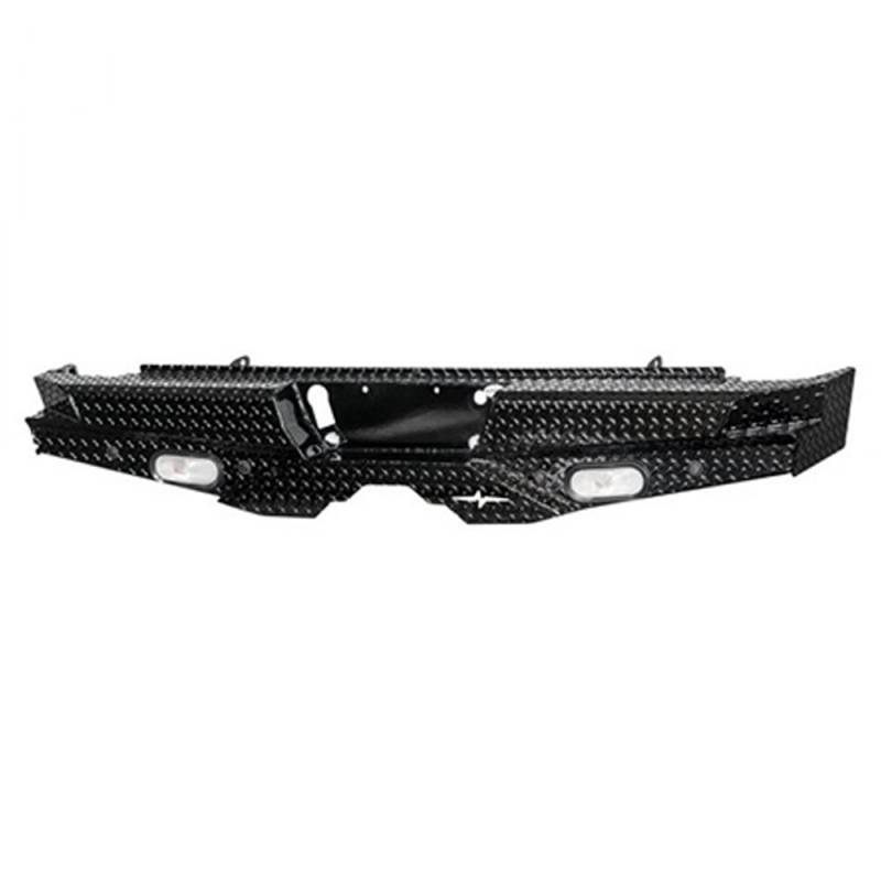 Frontier Gear - Frontier Gear 100-21-1012 Rear Bumper with Sensor Holes and No Lights for Chevy Silverado 2500 HD/3500 HD 2011-2014