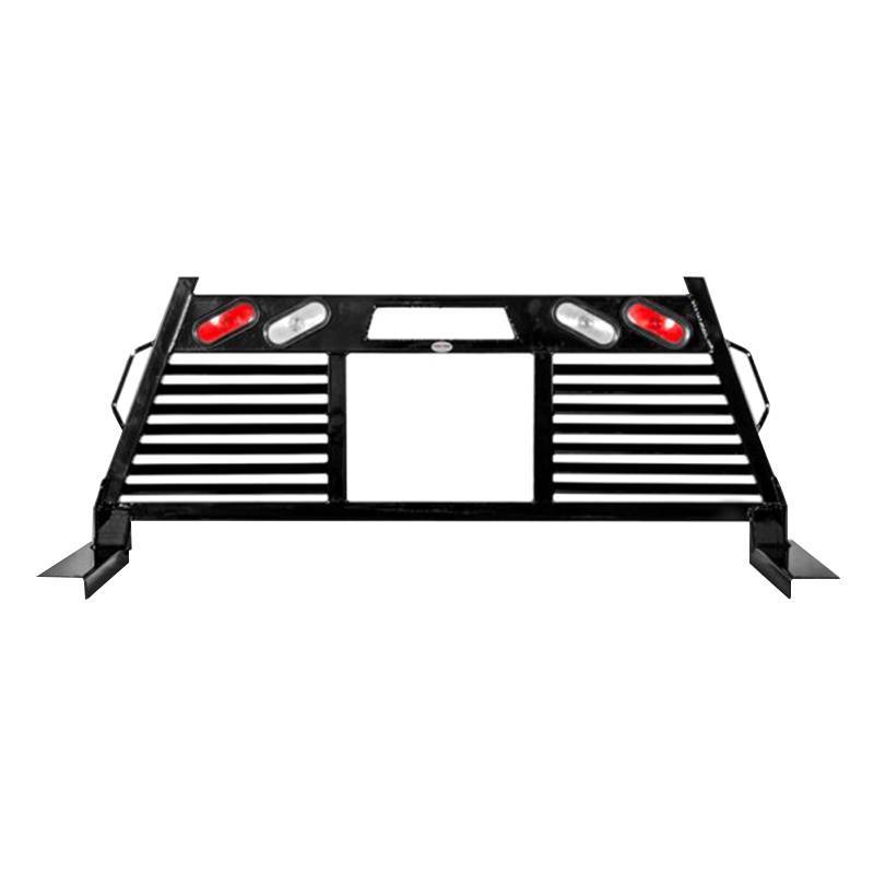 Frontier Gear - Frontier Gear 110-20-0009 Open Window Headache Rack with Backup Lights for Chevy Silverado and GMC Sierra 2500 HD/3500 HD 2020 New Body Style