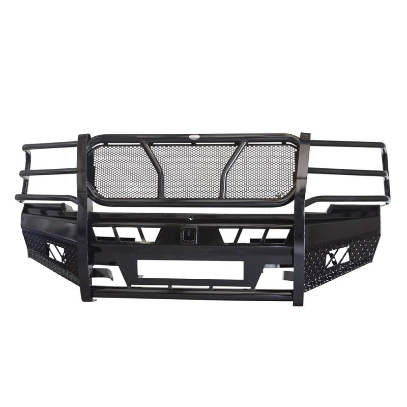 Frontier Gear - Frontier Gear 130-21-1006 Pro Front Bumper with Light Bar Compatible for Chevy Silverado 2500 HD/3500 HD 2011-2014