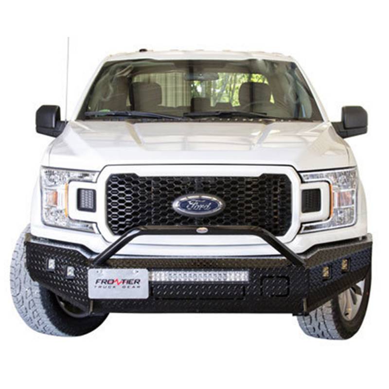 Frontier Gear - Frontier Gear 140-11-7009 Sport Winch Front Bumper for Ford F250/F350 2017-2018