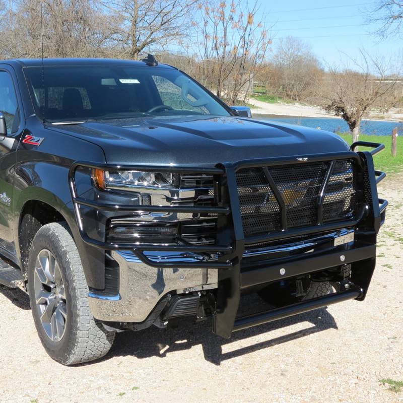 Frontier Gear - Frontier Gear 200-21-9011 Grille Guard with Sensor for Chevy Silverado 1500/1500 LD 2019-2020 New Body Style