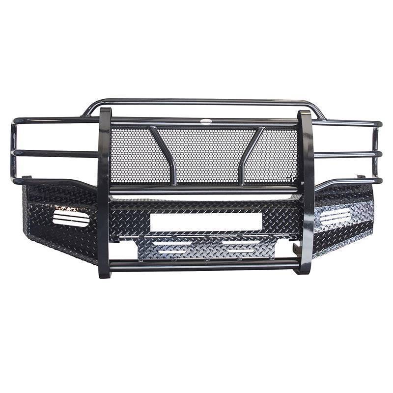 Frontier Gear - Frontier Gear 300-20-1006 Front Bumper with Light Bar Compatible for Chevy Silverado 2500 HD/3500 2001-2002