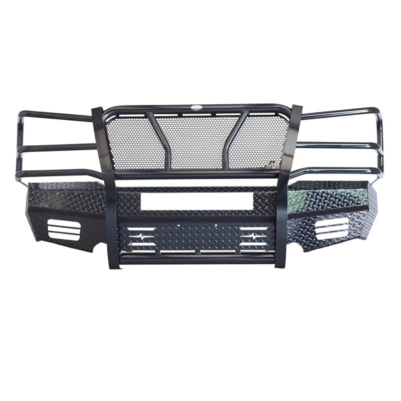 Frontier Gear - Frontier Gear 300-20-3006 Front Bumper with Light Bar Compatible for Chevy Silverado 2500 HD/3500 2003-2006