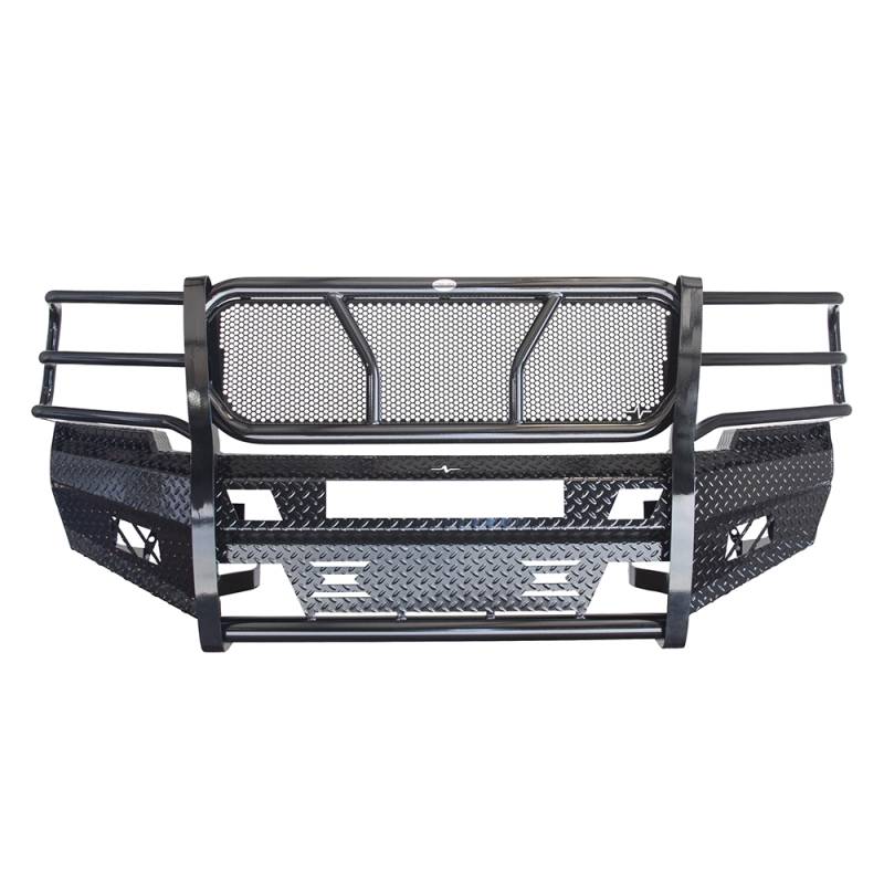 Frontier Gear - Frontier Gear 300-21-1006 Front Bumper with Light Bar Compatible for Chevy Silverado 2500 HD/3500 HD 2011-2014