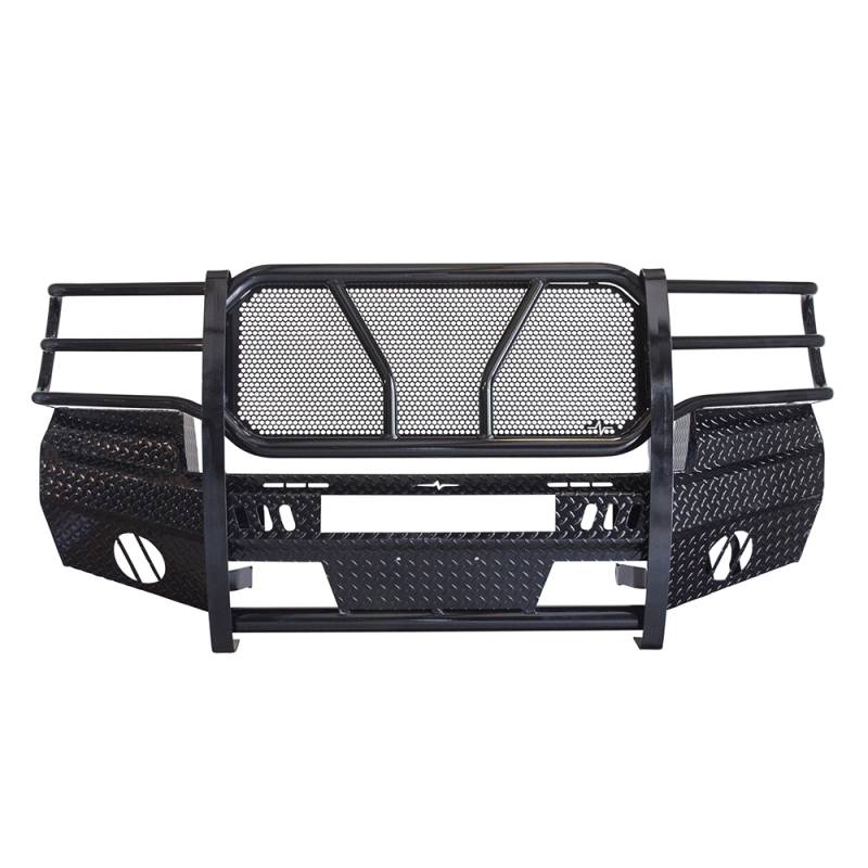 Frontier Gear - Frontier Gear 300-30-7006 Front Bumper with Light Bar Compatible for GMC Sierra 2500 HD/3500 HD 2007-2010