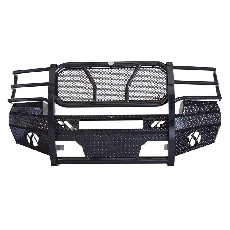Frontier Gear - Frontier Gear 300-31-1006 Front Bumper with Light Bar Compatible for GMC Sierra 2500 HD/3500 HD 2011-2014