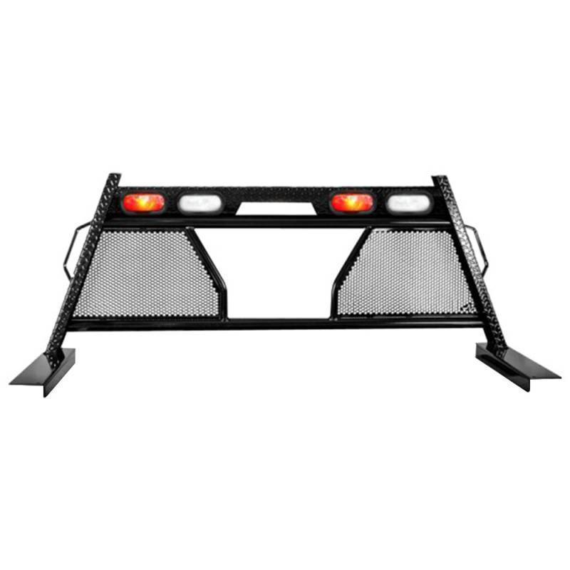 Frontier Gear - Frontier Gear 500-10-4004 Open Window Headache Rack with Light for Toyota Tundra Crew Cab 2007-2018