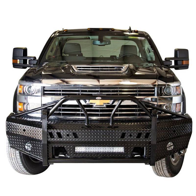Frontier Gear - Frontier Gear 600-21-5006 Xtreme Front Bumper with Light Bar Compatible for Chevy Silverado 2500 HD/3500 HD 2015-2019