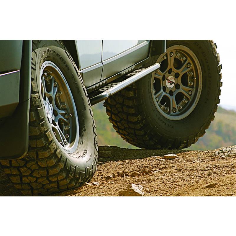 Expedition One - Expedition One FJCRG100-PC Trail Series Rocker Guards for Toyota FJ Cruiser 2007-2014 - Textured Black