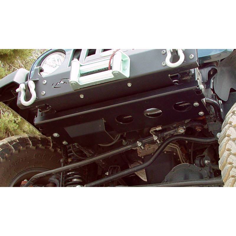 Expedition One - Expedition One JK_RS_PC Rubi Skid Plate for Jeep Wrangler JK 2007-2018 - Textured Black