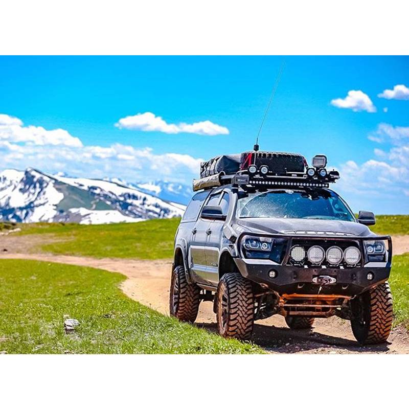 Expedition One - Expedition One TT07-13-FB-BB-BARE RangeMax Winch Front Bumper with Bull Bar for Toyota Tundra 2007-2013 - Bare Steel